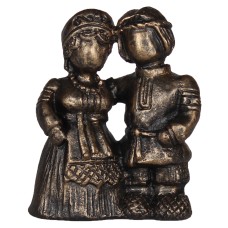 Статуэтка "Два сердца", в патине