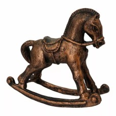 Статуэтка "Лошадка-качалка", в патине