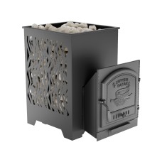 Печь банная "Сибирский пар-28" ПБЧ-КПБ-2, с дверкой ДКГ-7, тоннель 250 мм