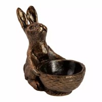 Подставка для яиц "Заяц", в патине